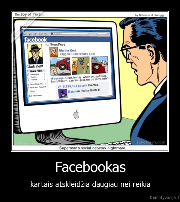 Facebookas - kartais atskleidžia daugiau nei reikia