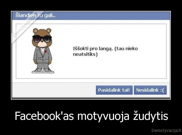 Facebook'as motyvuoja žudytis - 