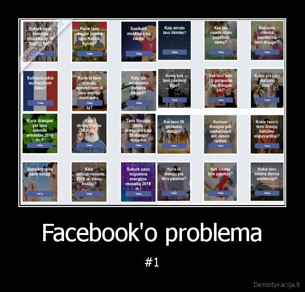 Facebook'o problema - #1