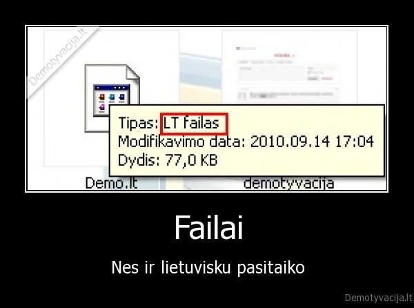 Failai - Nes ir lietuvisku pasitaiko