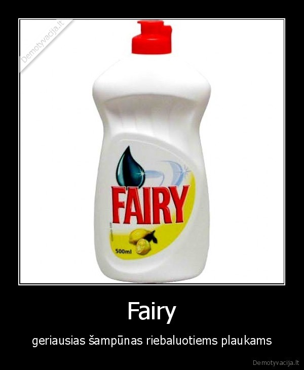 Fairy - geriausias šampūnas riebaluotiems plaukams