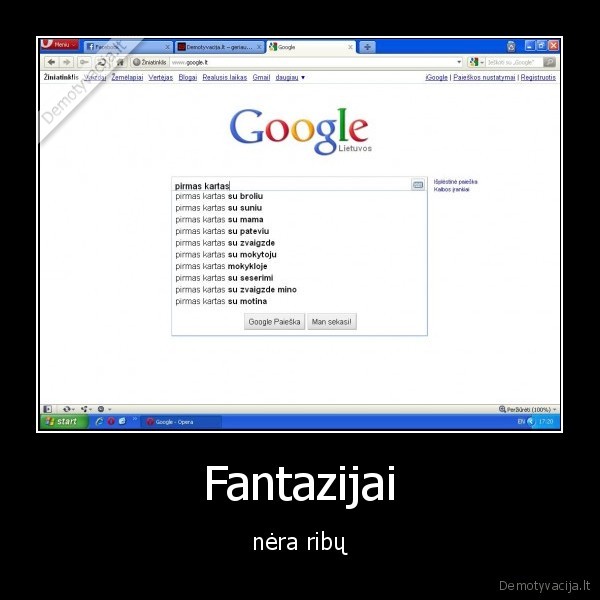 Fantazijai - nėra ribų