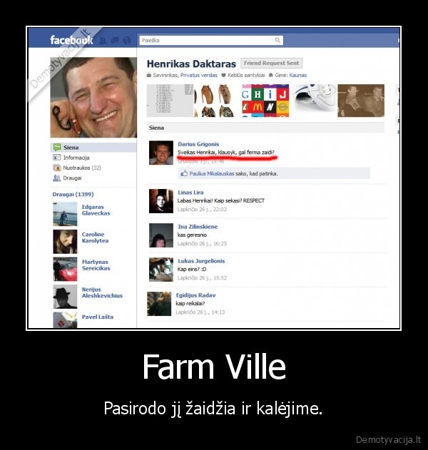 Farm Ville - Pasirodo jį žaidžia ir kalėjime.