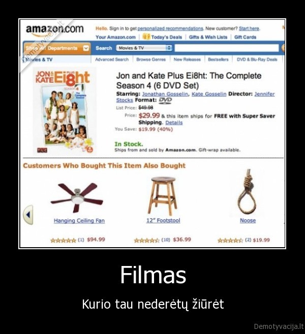 Filmas - Kurio tau nederėtų žiūrėt