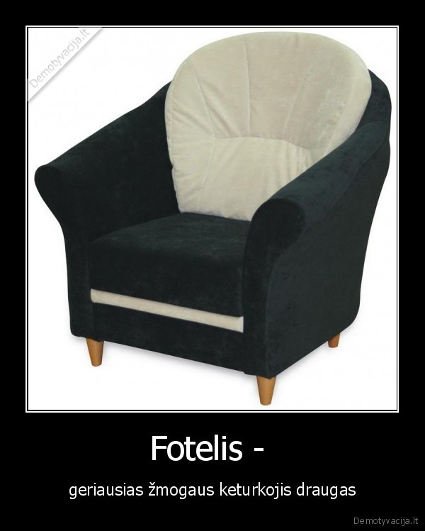 Fotelis -  - geriausias žmogaus keturkojis draugas