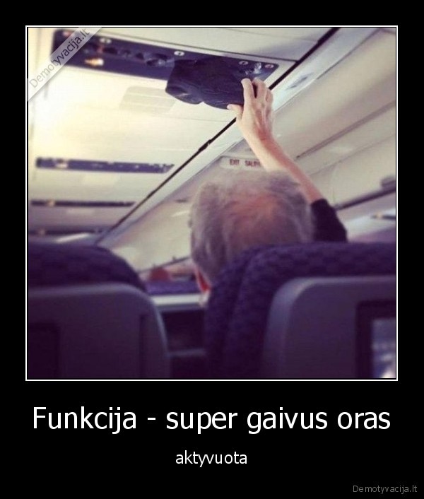 Funkcija - super gaivus oras - aktyvuota