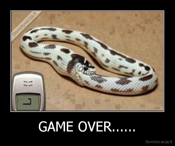 GAME OVER...... - 