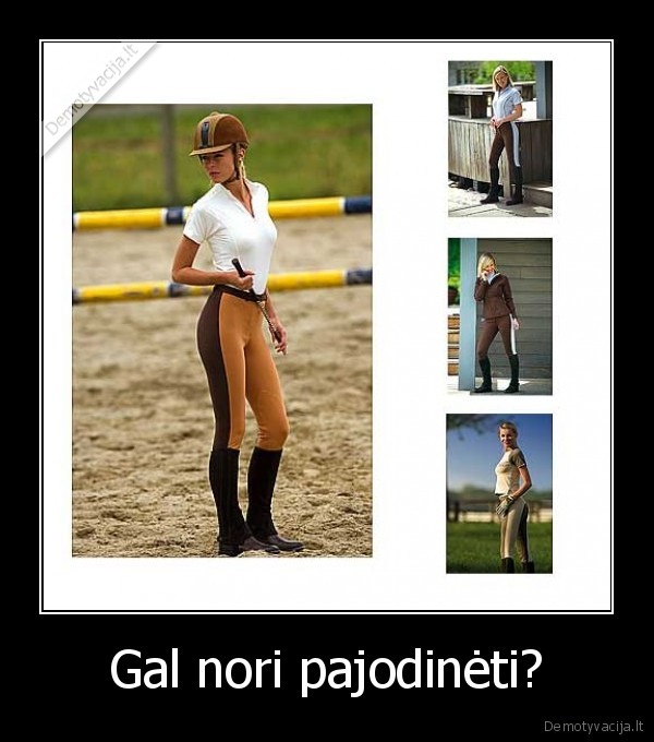 Gal nori pajodinėti? - 