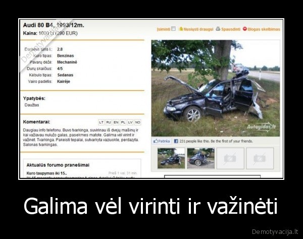 Galima vėl virinti ir važinėti - 