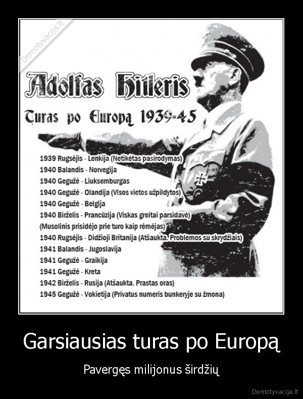 Garsiausias turas po Europą - Pavergęs milijonus širdžių