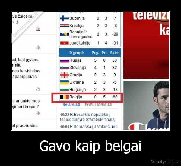 Gavo kaip belgai - 