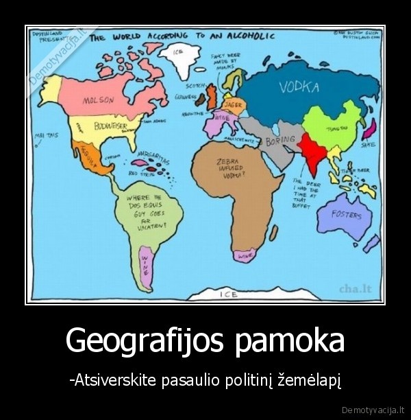 Geografijos pamoka - -Atsiverskite pasaulio politinį žemėlapį