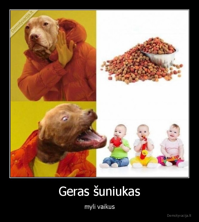 Geras šuniukas - myli vaikus