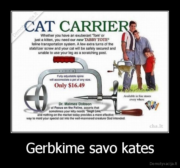Gerbkime savo kates - 