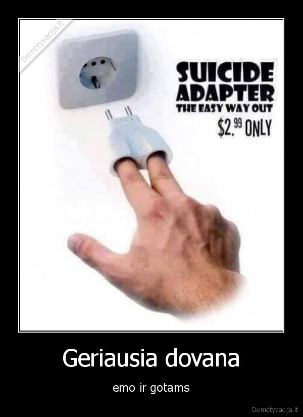 Geriausia dovana - emo ir gotams