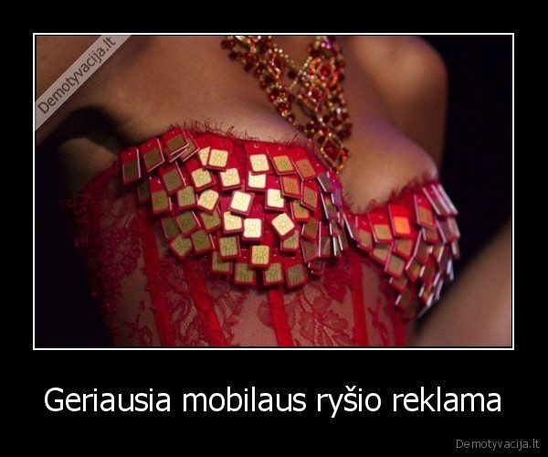 Geriausia mobilaus ryšio reklama - 