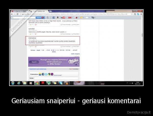 Geriausiam snaiperiui - geriausi komentarai - 