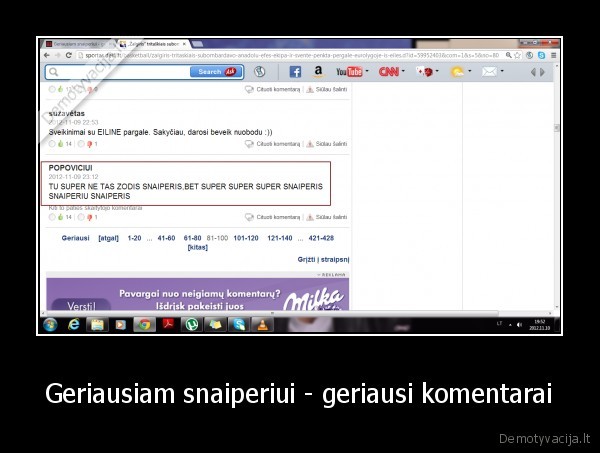 Geriausiam snaiperiui - geriausi komentarai - 