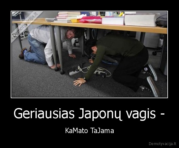 Geriausias Japonų vagis - - KaMato TaJama