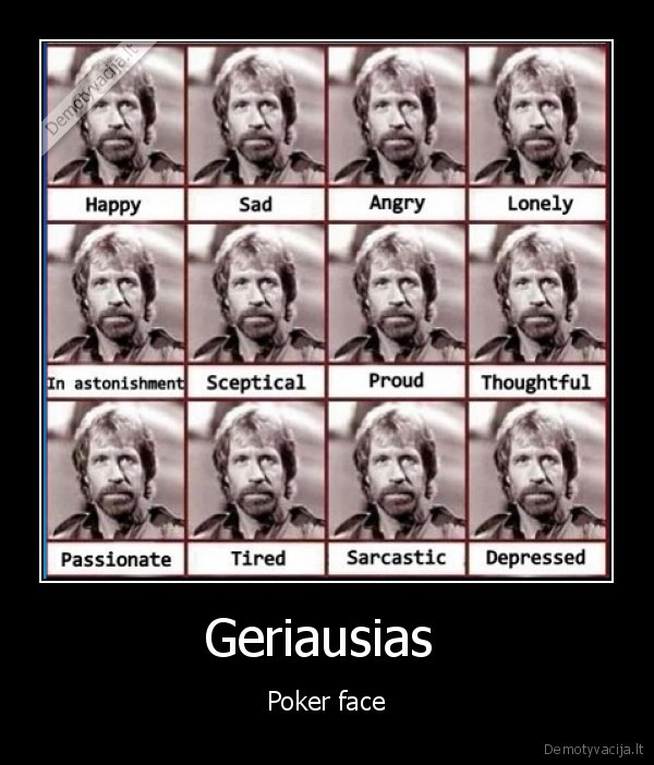 Geriausias  - Poker face