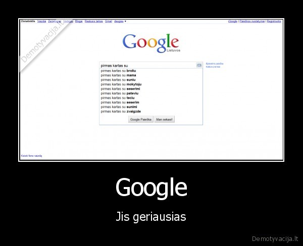 Google - Jis geriausias