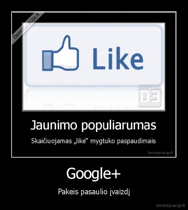 Google+ - Pakeis pasaulio įvaizdį