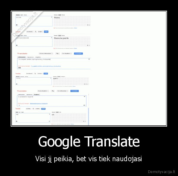 Google Translate - Visi jį peikia, bet vis tiek naudojasi