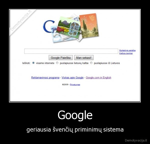 Google - geriausia švenčių priminimų sistema