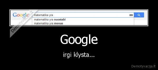 Google - irgi klysta...