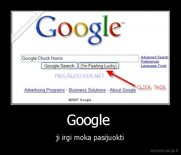 Google  - ji irgi moka pasijuokti
