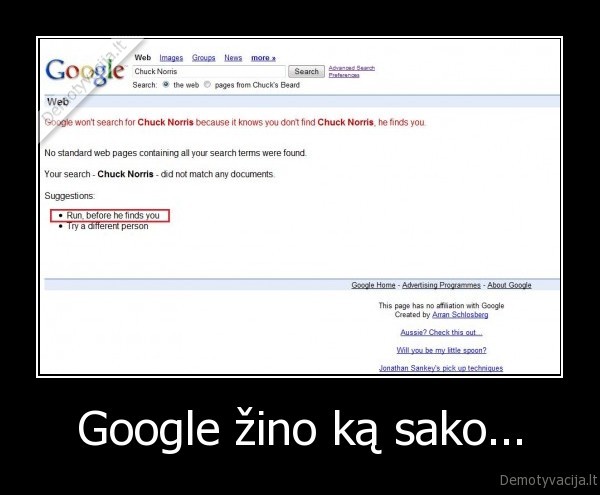 Google žino ką sako... - 