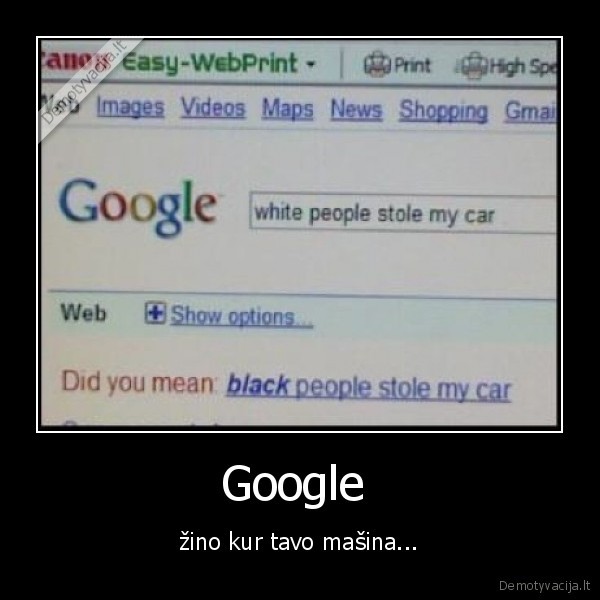 Google  - žino kur tavo mašina...