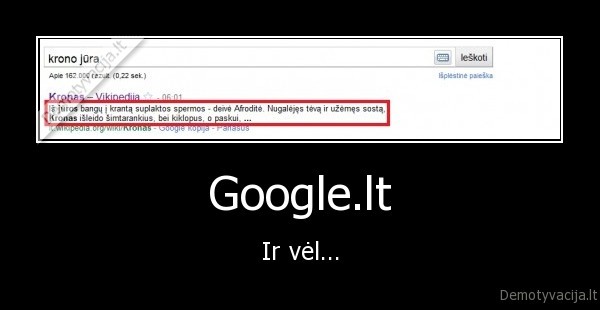 Google.lt - Ir vėl...