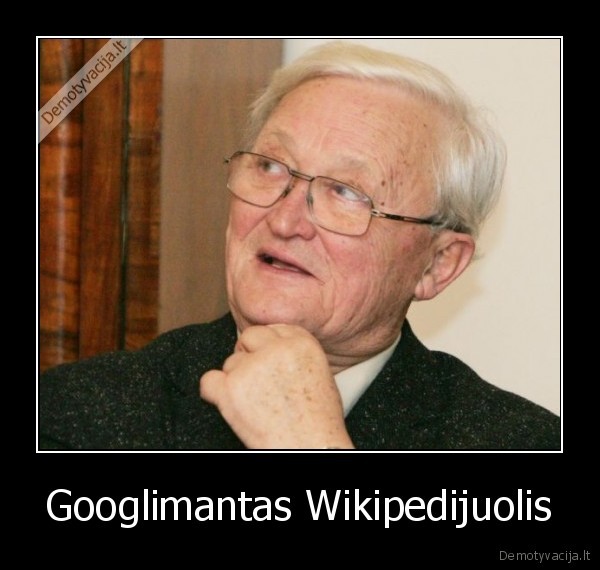 Googlimantas Wikipedijuolis - 