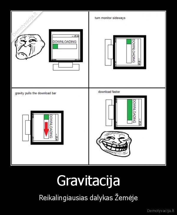 Gravitacija - Reikalingiausias dalykas Žemėje