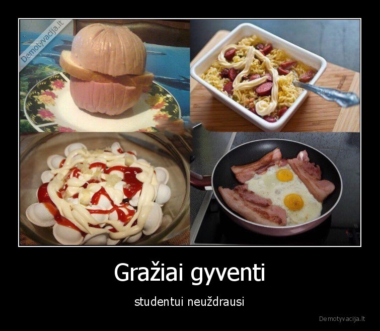 Gražiai gyventi - studentui neuždrausi