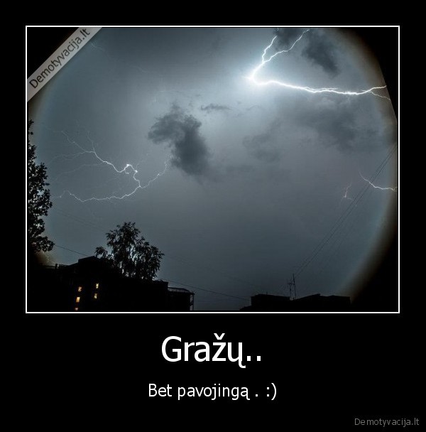 Gražų.. - Bet pavojingą . :)