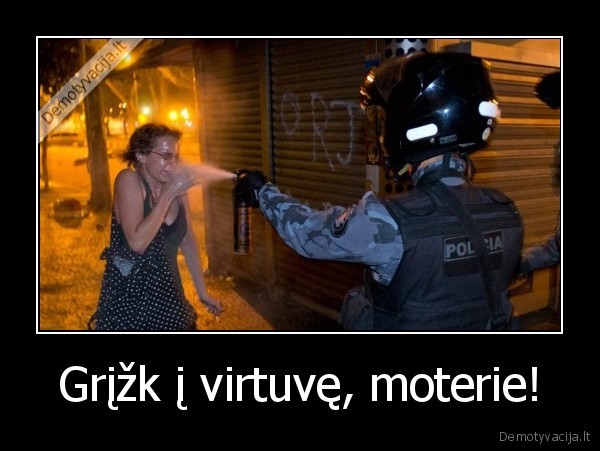 Grįžk į virtuvę, moterie! - 