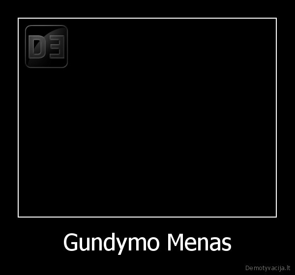 Gundymo Menas - 