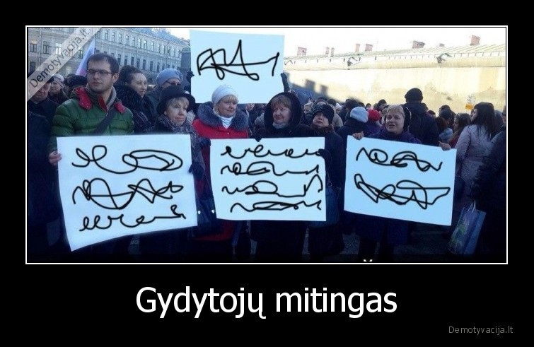 Gydytojų mitingas - 