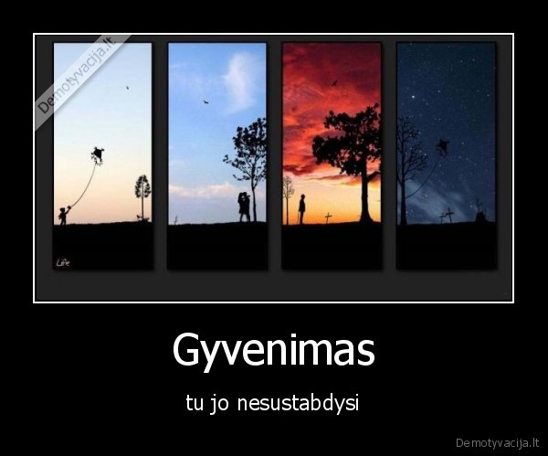 Gyvenimas - tu jo nesustabdysi