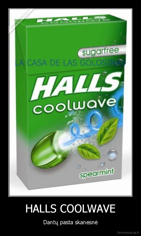 HALLS COOLWAVE - Dantų pasta skanesnė