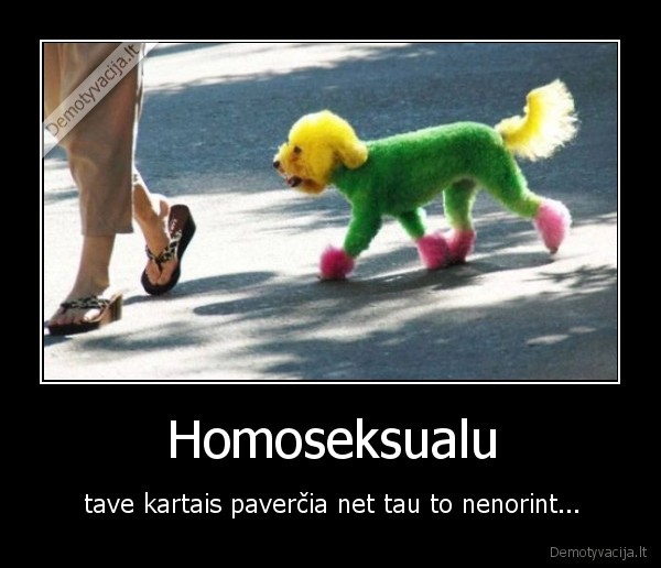 Homoseksualu - tave kartais paverčia net tau to nenorint...