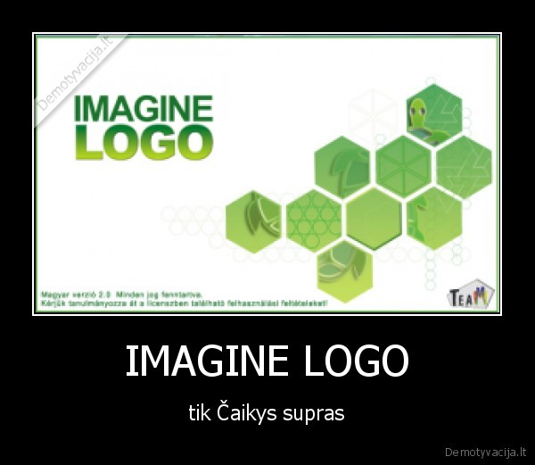 IMAGINE LOGO - tik Čaikys supras