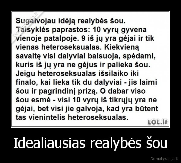 Idealiausias realybės šou - 