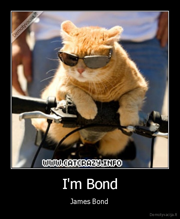 I'm Bond - James Bond