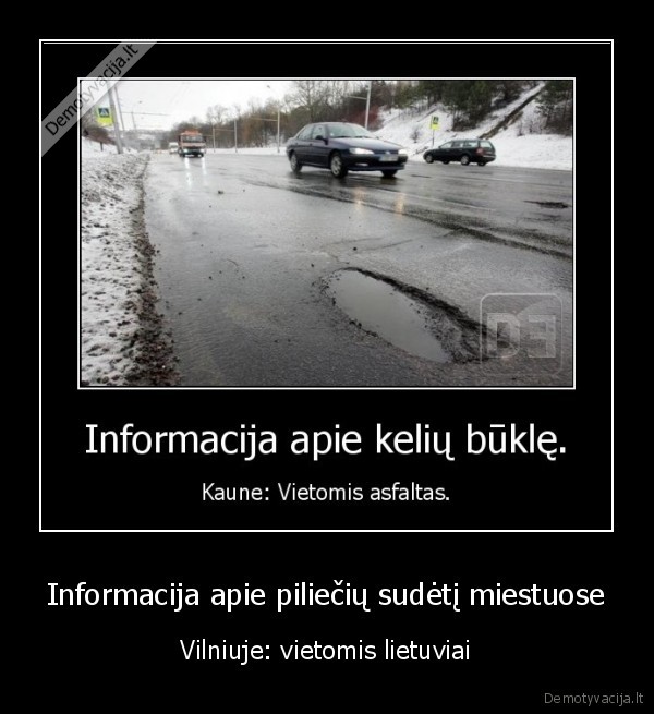 Informacija apie piliečių sudėtį miestuose - Vilniuje: vietomis lietuviai