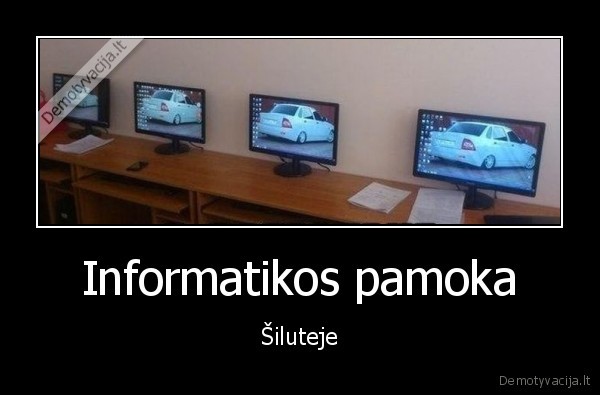 Informatikos pamoka - Šiluteje