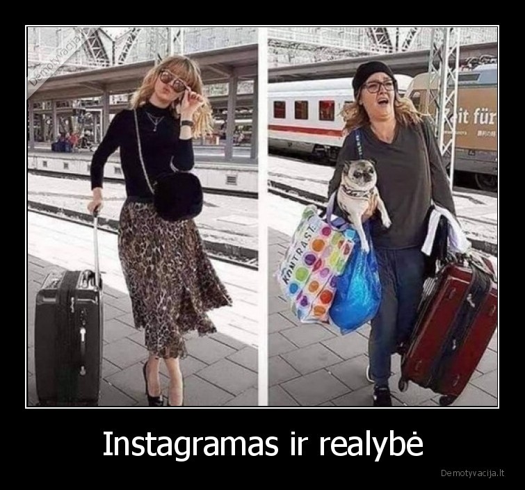 Instagramas ir realybė - 