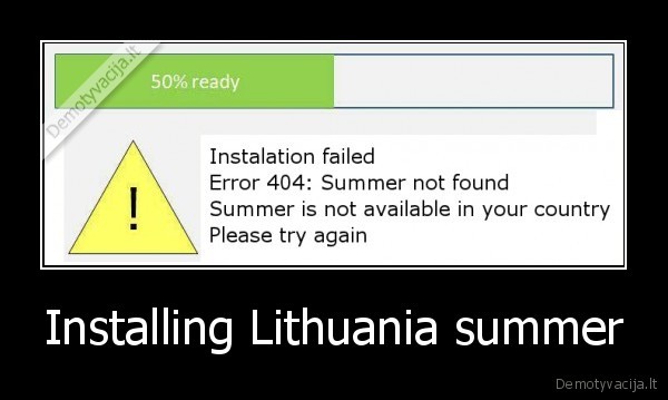 Installing Lithuania summer - 